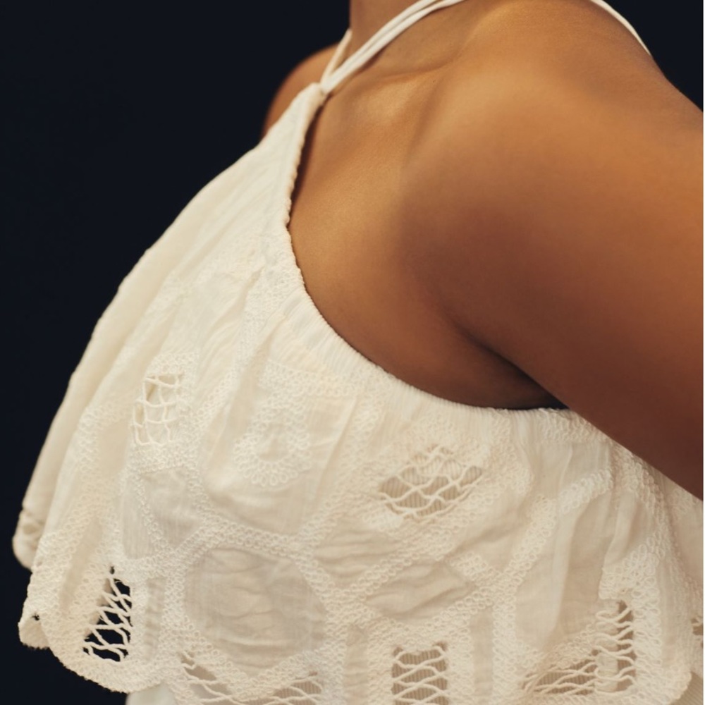 Anthropologie Ruffled Halter Tank - Picture 8 of 10
